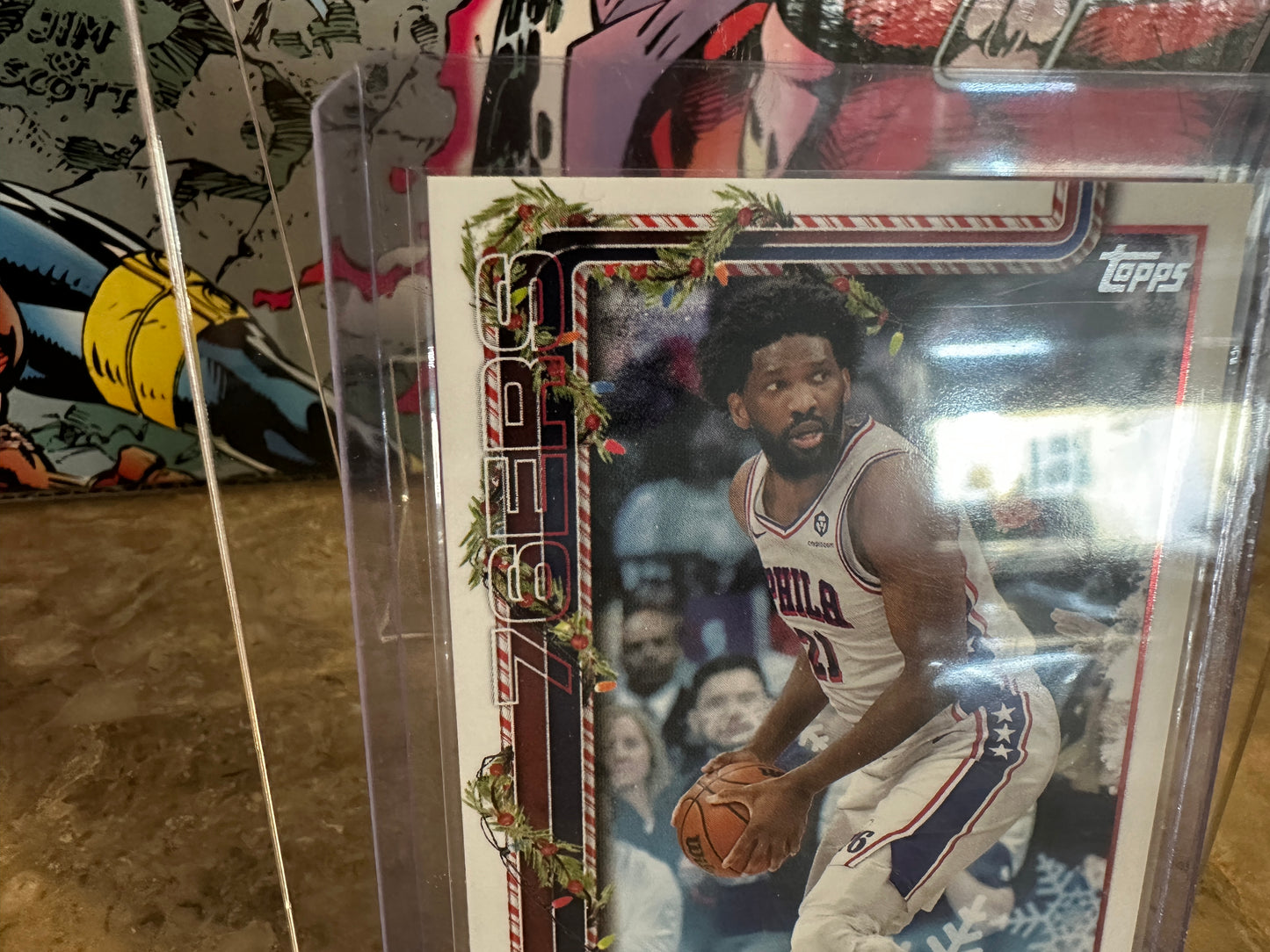 Joel Embid #HE-JE (2025 Topps Holiday Basketball) - Hidden Elf Variation