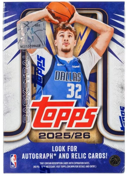 2025-2026 Topps Basketball Blaster/Value Box - Ships Same or Next Day