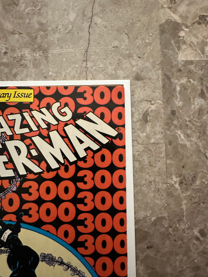 Amazing Spider-Man #300 Newsstand FN+ 6.5 (Marvel Comics 1988) - 1st Venom