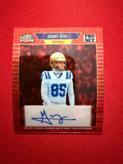 Grant Gray 2026 Leaf Pro Set Metal 1989 Mini Auto 1/1 Red Flood Super Prismatic