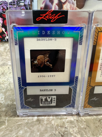 2026 Leaf Slideshow BABYLON 5 Metal /25 Drazi + Bill Mumy + Stephen Franklin LOT