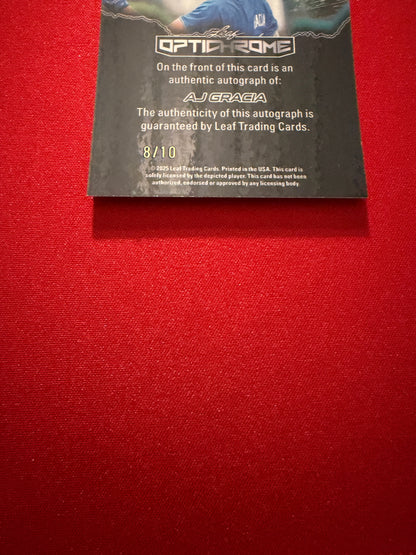 AJ Gracia 2025 Leaf Optichrome Glimpse Into Future Auto Lava /10