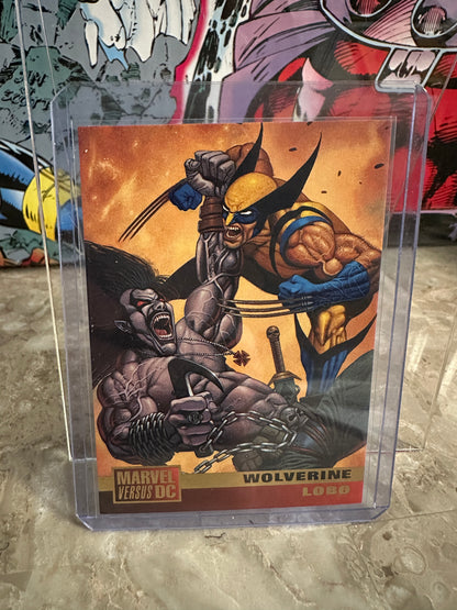 Wolverine/Lobo #55 (1995 Fleer DC vs. Marvel) - High grade