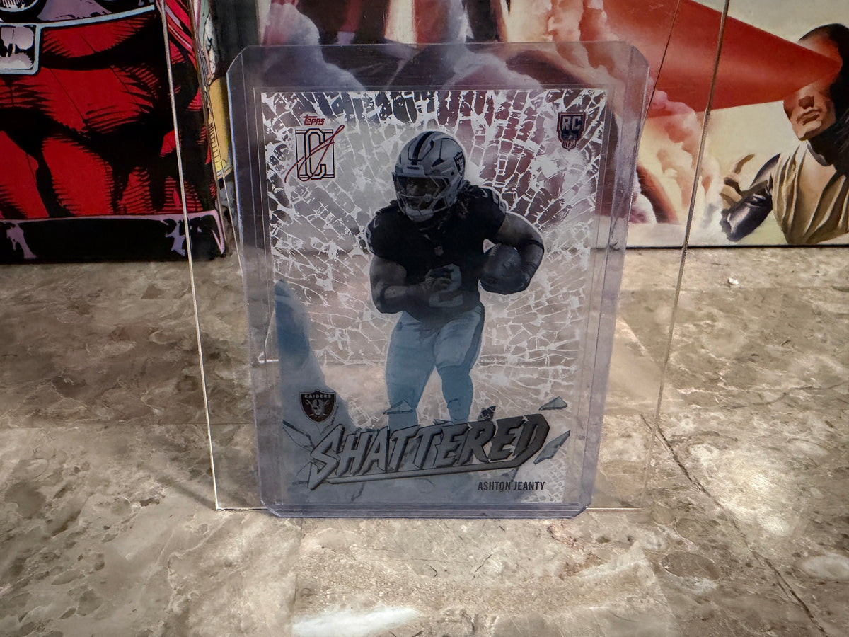 Ashton Jeanty 2025 Topps Signature Class Football Shattered Clear RC #S-17