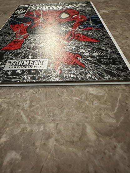 Spider-Man #1 Silver NM- 9.2-9.4 (1990 Marvel Comics)