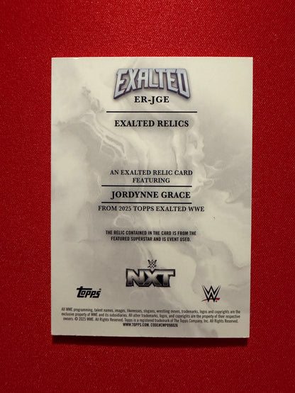 Jordynne Grace 2026 Topps Exalted WWE Exalted Relics /99 #RR-JGE