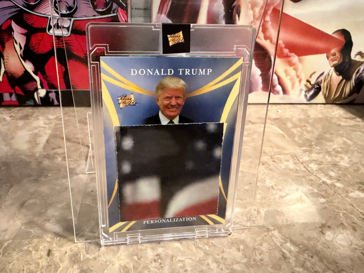 Donald Trump 2026 Pieces of the Past Personalization Jumbo Relic /1000 #93
