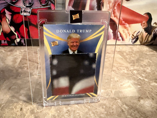 Donald Trump 2026 Pieces of the Past Personalization Jumbo Relic /1000 #93