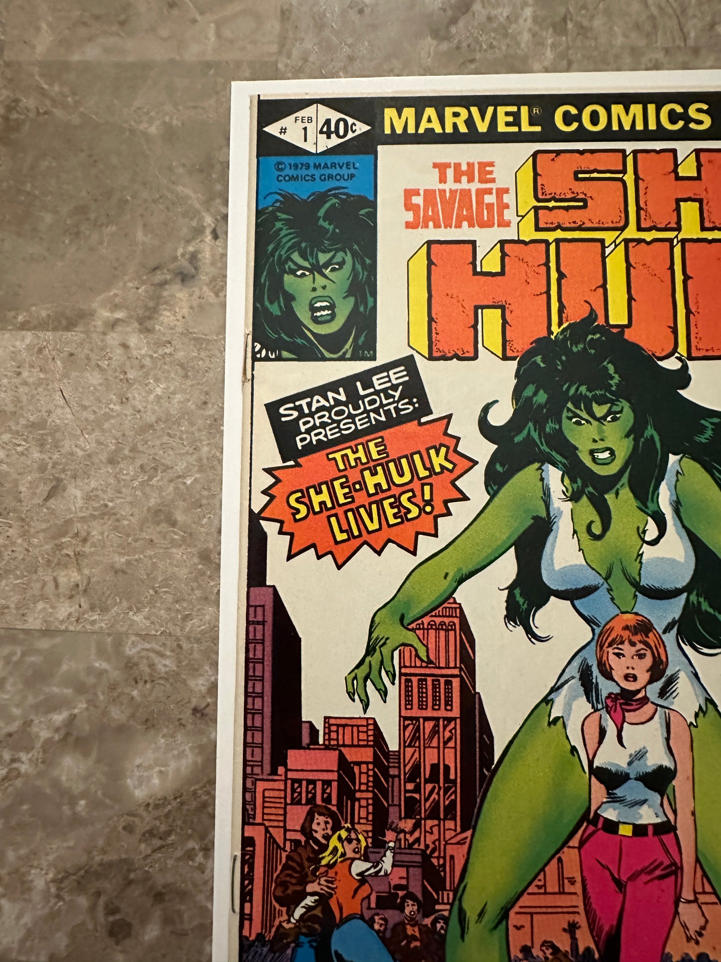 Savage She-Huk #1 FN 6.0 (1980 Marvel Comics) - High Grade, Detached Staple
