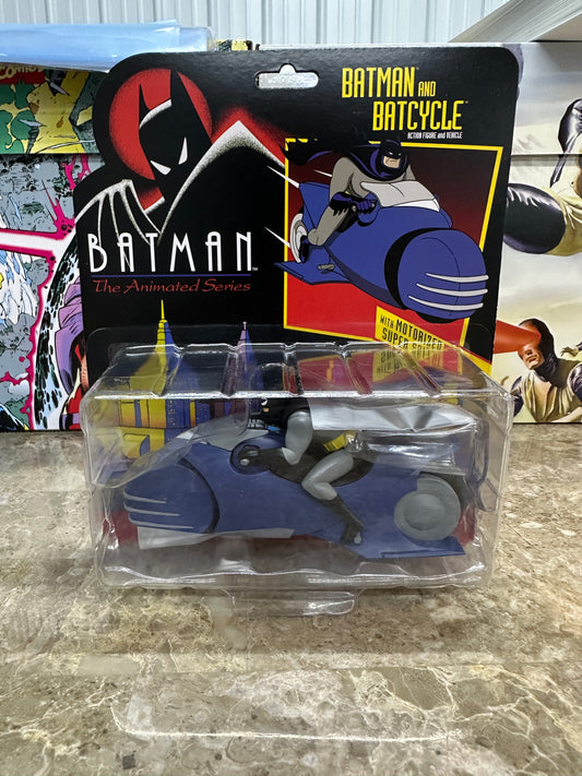 Batman: The Animated Series Batcycle 5 Point Figure Set