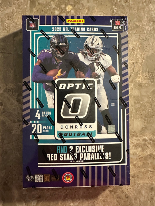 2025 Panini Donruss Optic Football NFL Hobby International Box - Sealed