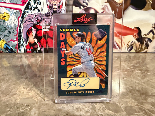 Doug Mientkiewicz 2026 Leaf Seasons In The Sun Summer Days Auto Purple /3