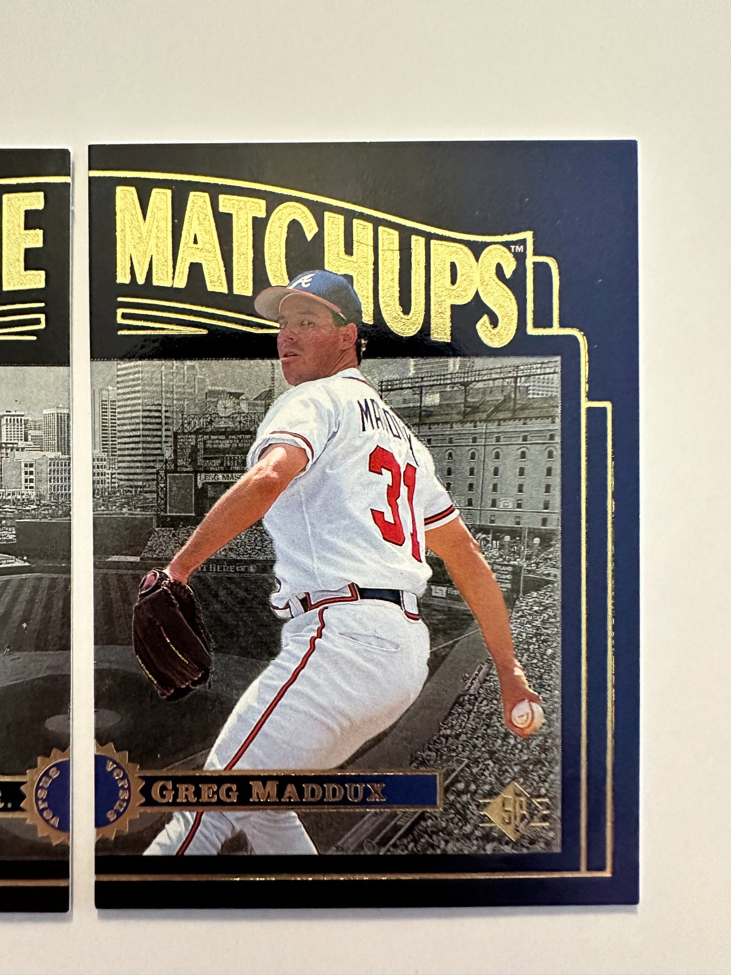 Cal Ripken Jr. #MM9/Greg Maddux #MM10 (1996 Upper Deck SP Marquee Matchups)