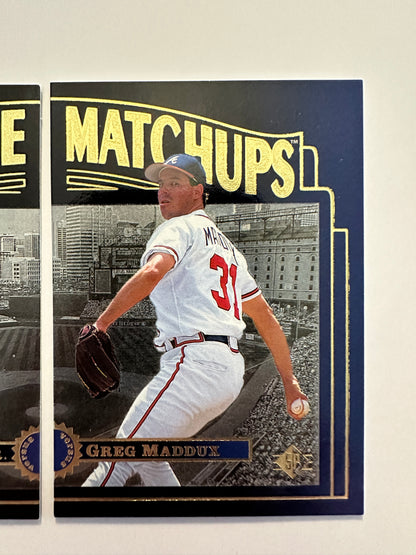 Cal Ripken Jr. #MM9/Greg Maddux #MM10 (1996 Upper Deck SP Marquee Matchups)