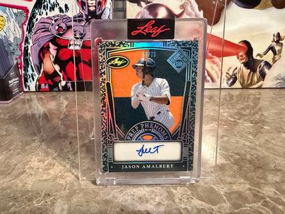 Jason Amalbert 2026 Leaf Seasons In the Sun Prep Phenoms Auto Silver /75