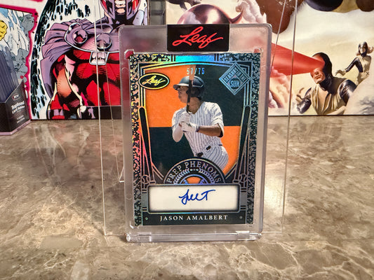 Jason Amalbert 2026 Leaf Seasons In the Sun Prep Phenoms Auto Silver /75