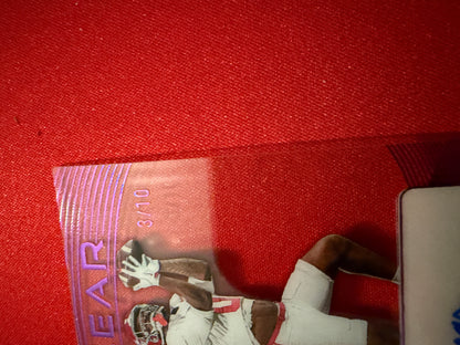 Akylin Dear 2026 Leaf Trinity Football Clear Auto Purple /10