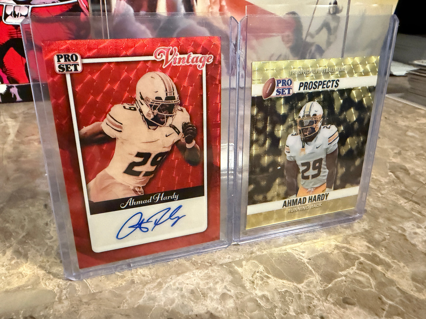 Ahmad Hardy 2026 Leaf Pro Set Metal Vintage Auto Red Flood 1990 Mini Gold Super 1/1 Lot