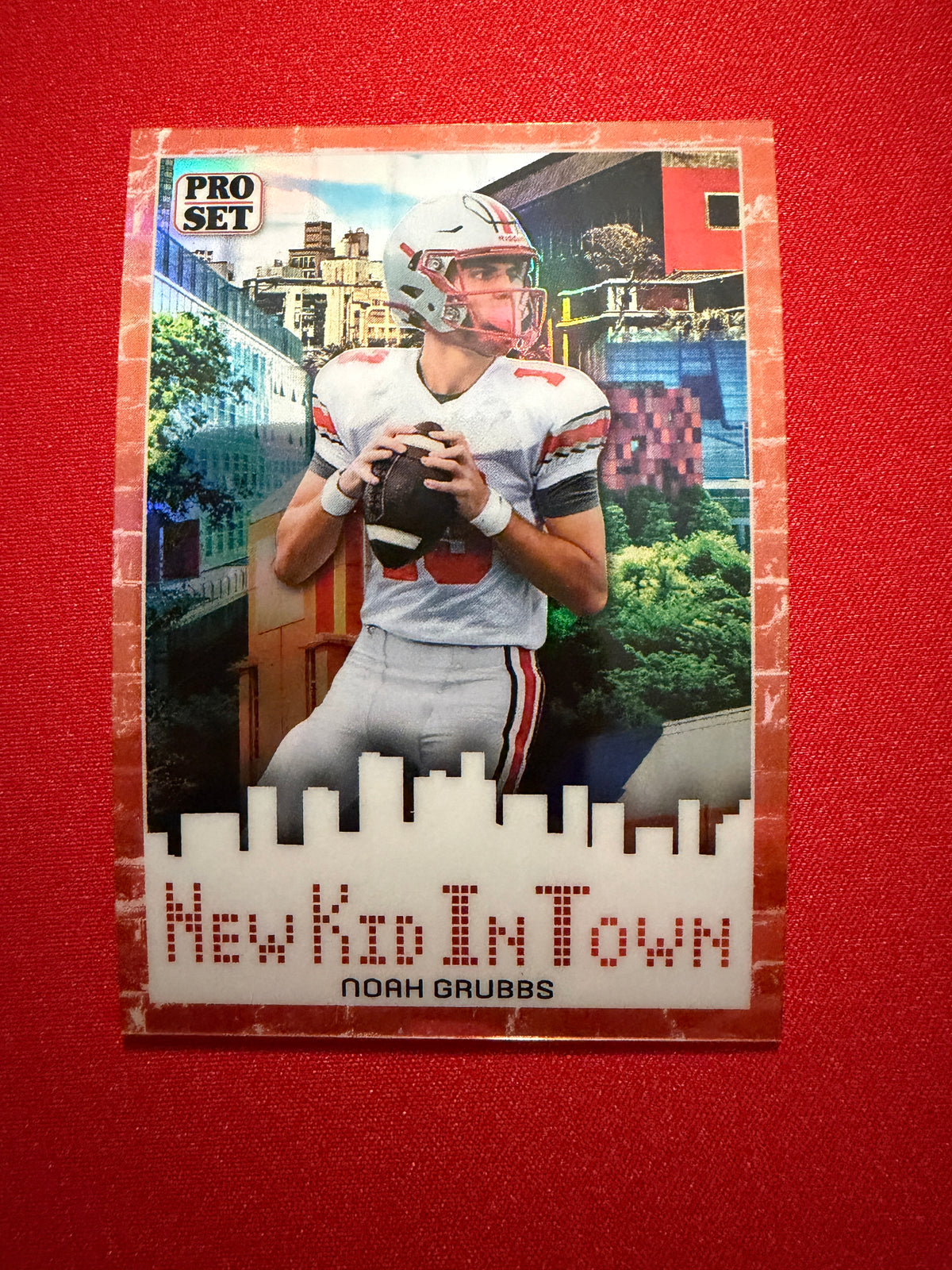 2026 Leaf Pro Set Metal Noah Grubbs 1990 Mini Auto New Kid Town Red 1/1 Lot