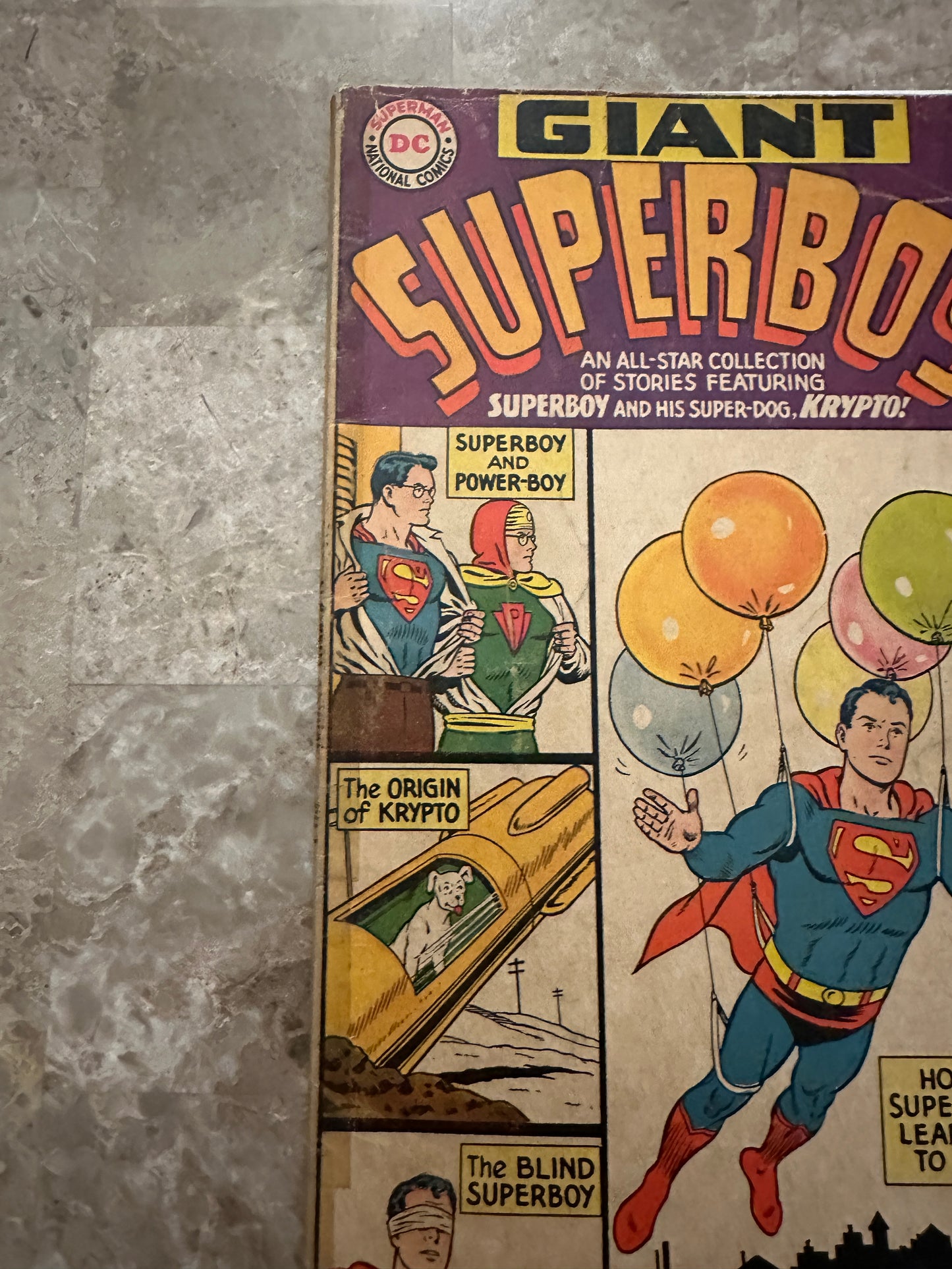 Giant Superboy Annual #1 VG- 3.5 (1964 DC)