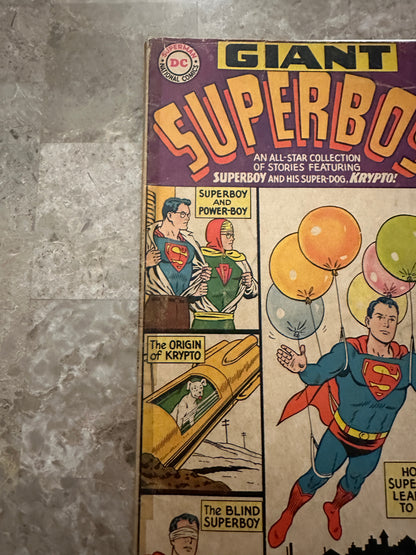 Giant Superboy Annual #1 VG- 3.5 (1964 DC)