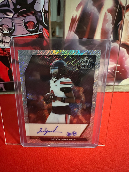 Nyck Harbor Auto /12 2026 Leaf Metal Silver Shimmer RC SP