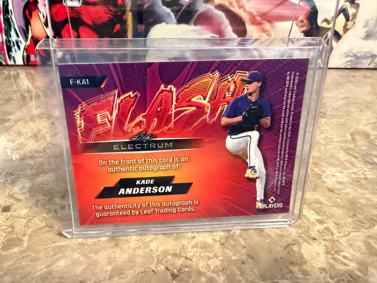 2026 Leaf Electrum Baseball Kade Anderson Flash Green 2/5