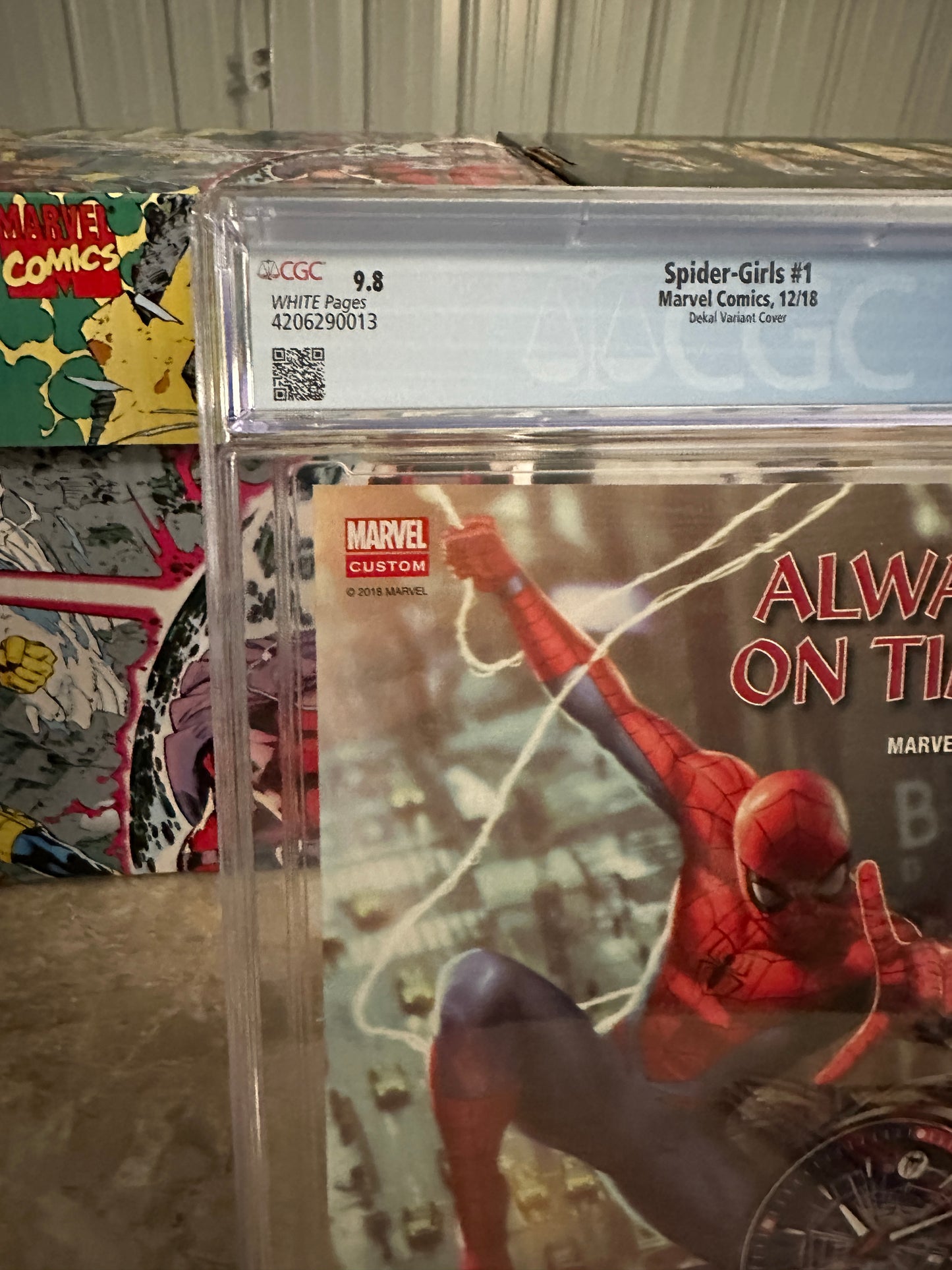 Spider-Girls #1 CGC 9.8 Dekal Variant (2018 Marvel)