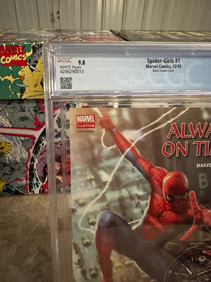 Spider-Girls #1 CGC 9.8 Dekal Variant (2018 Marvel)