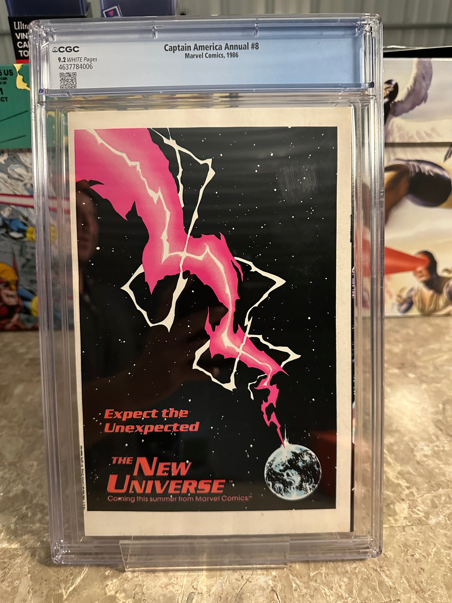 Captain America Annual #8 CGC 9.2 (Marvel 1986) - New Case