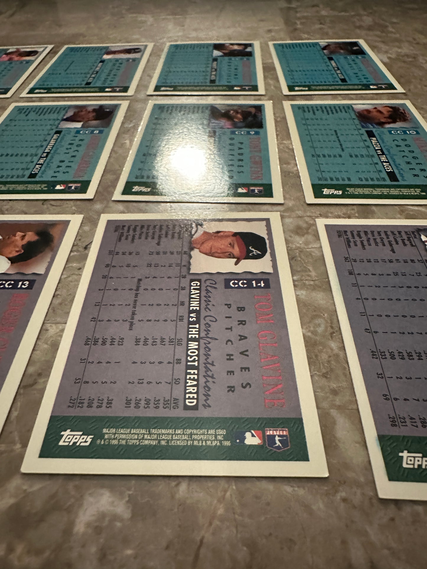 1996 Topps Classic Confrontations Full Set (15 card set)