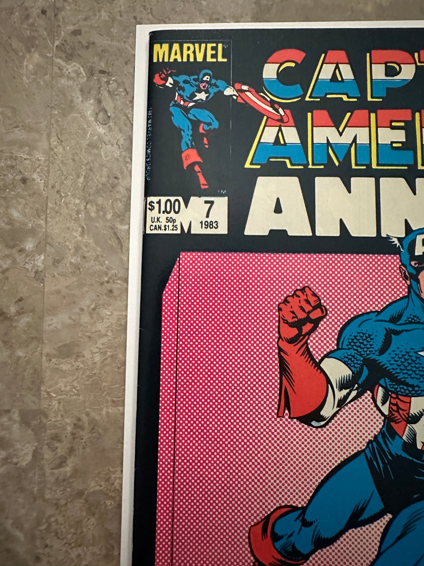 Captain America Annual #7 FN+ 6.5 (1983 Marvel) - Presents VF