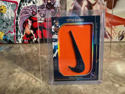 Peyton Manning 2025 Panini Silhouette Jumbo Memorabilia Nike Swoosh Patch /10