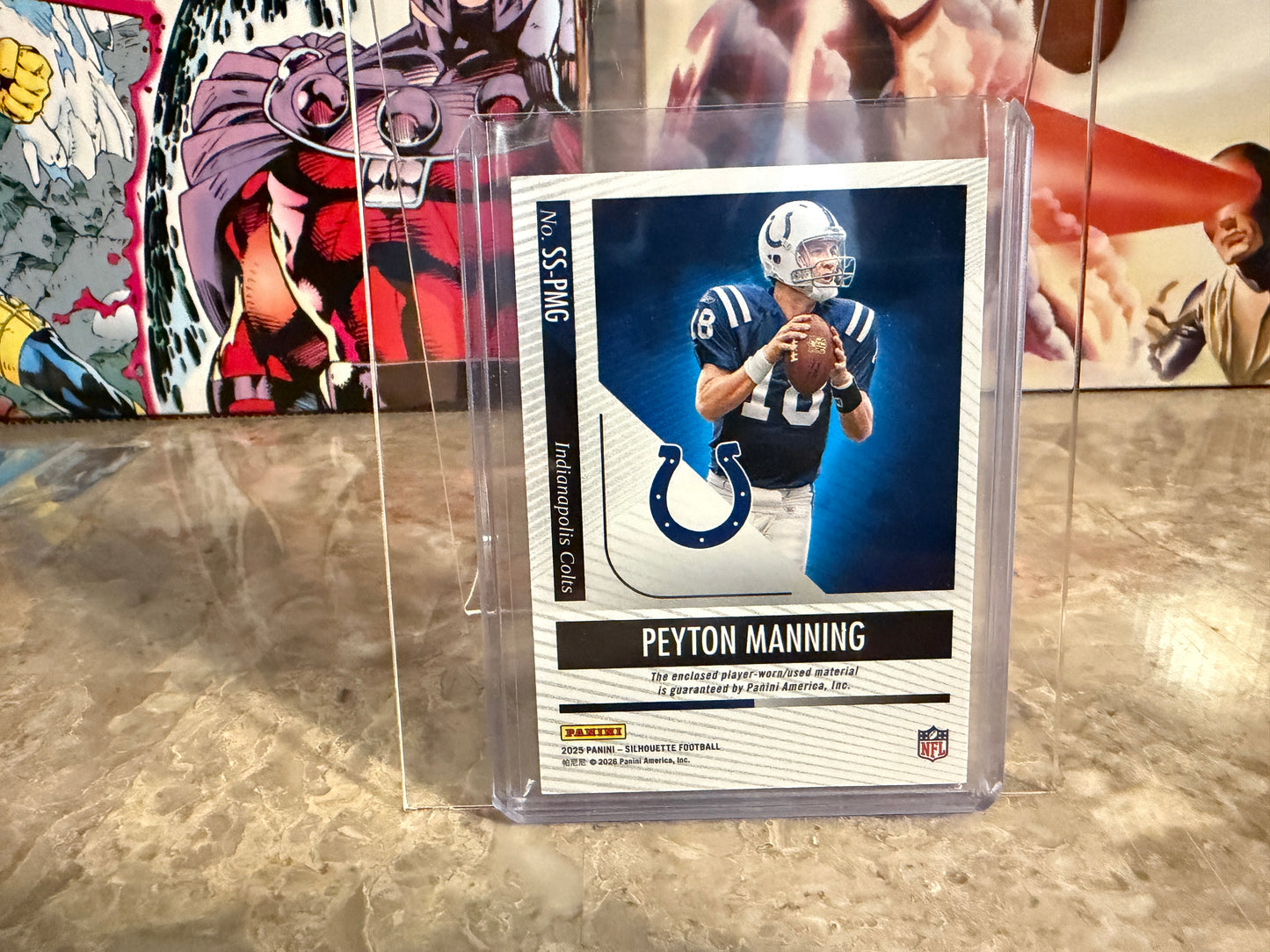 Peyton Manning 2025 Panini Silhouette Silhouettes Jumbo Patch /99