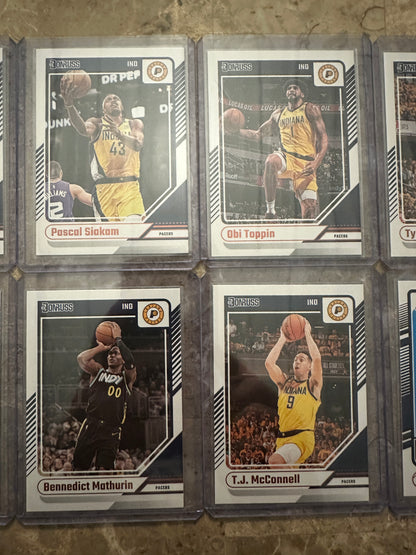 2024 Panini Donruss Basketball Indiana Pacers Team Set (11 cards)
