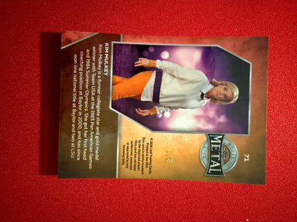 Kim Mulkey 2026 Leaf Women of Sport Base Platinum Prismatic /8 #71