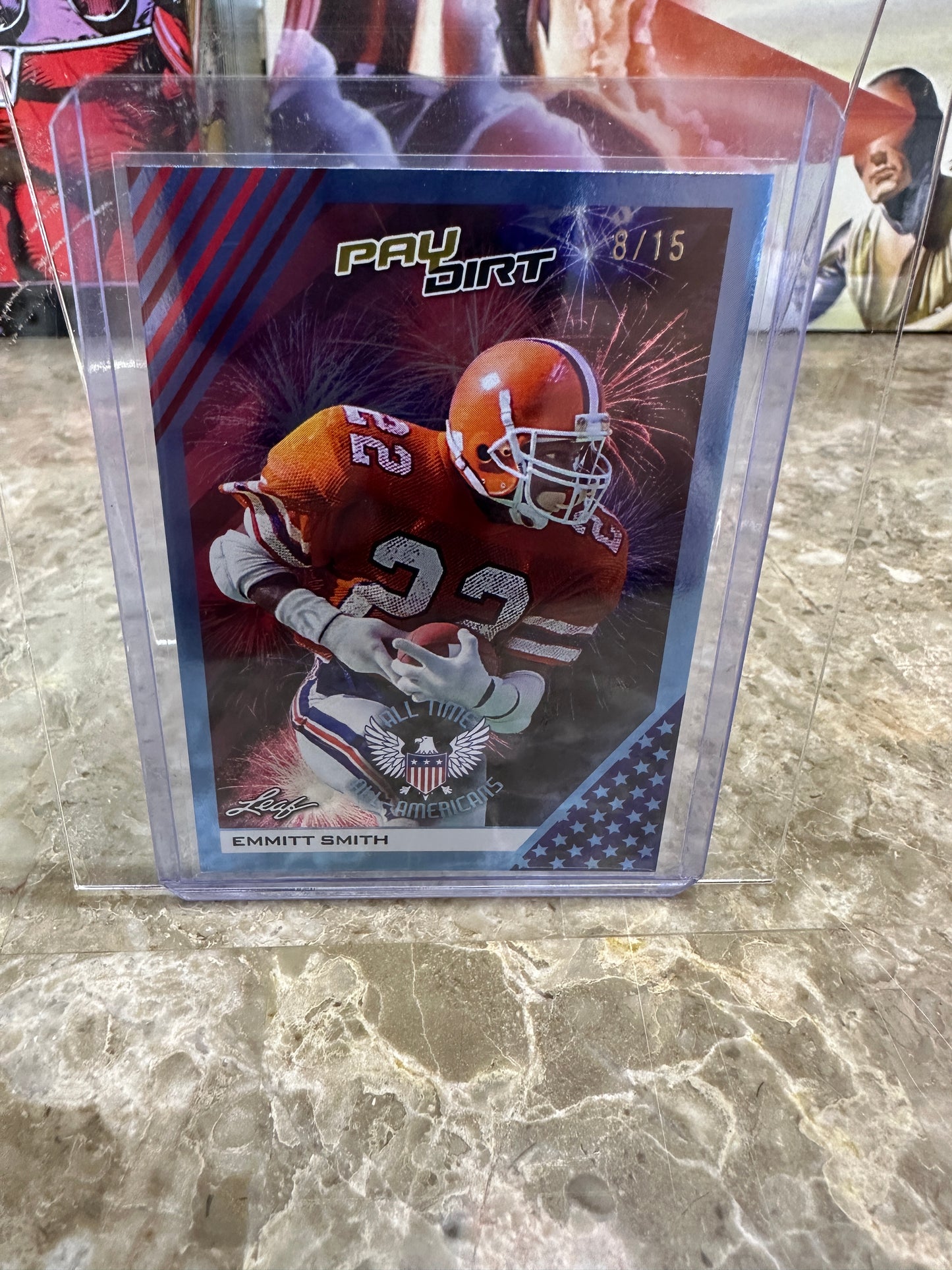 EMMITT SMITH 2026 Leaf Paydirt All-Time Americans /15 - Dallas Cowboys HOF