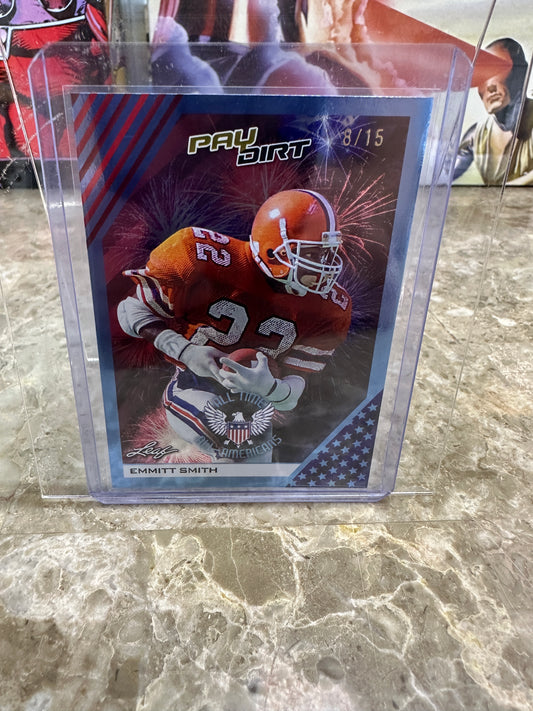EMMITT SMITH 2026 Leaf Paydirt All-Time Americans /15 - Dallas Cowboys HOF