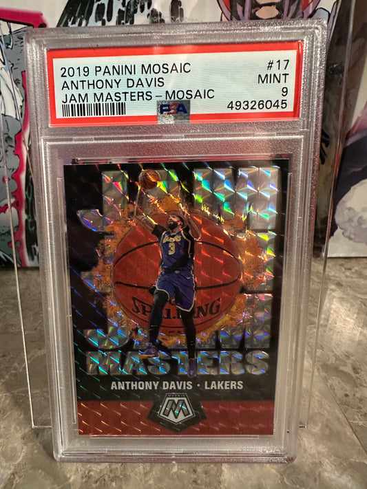 Anthony Davis #17 PSA 9 Mint (2019 Panini Mosaic) - Jam Masters Mosaic