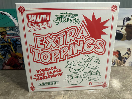 🍕 UnMatched Adventures: Teenage Mutant Ninja Turtles – Extra Toppings Miniatures Set