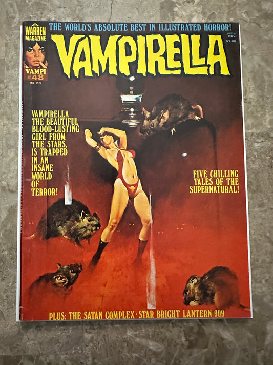 Vampirella #48 FN 6.0 (1975 Warren Publishing) - Nice copy