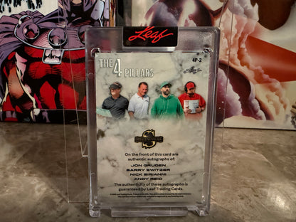 Gruden Switzer Sirianni Reid 2026 Leaf Spectacular Football Four 4 Pillars Auto /6