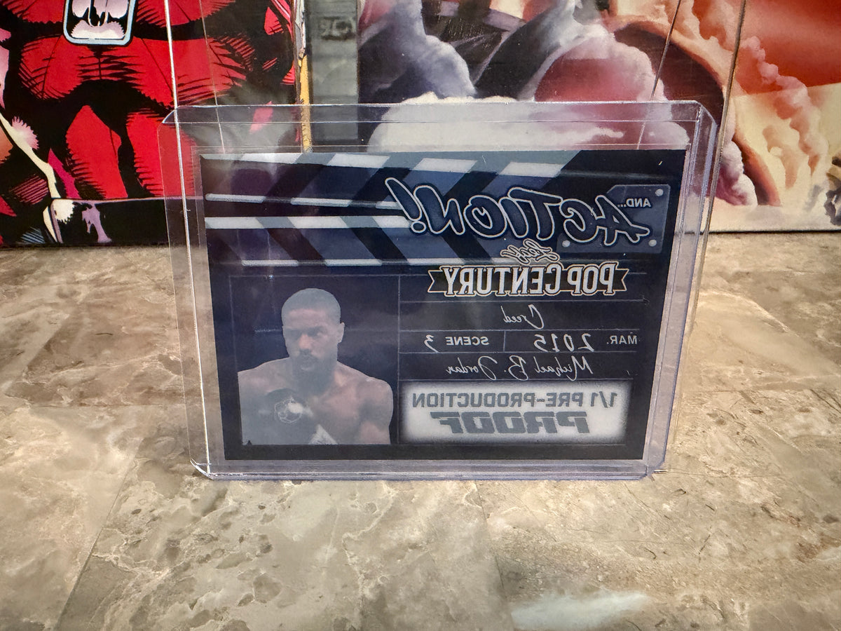 Michael B Jordan 2026 Leaf Pop Century And…Action! Auto Creed 1/1 Proof