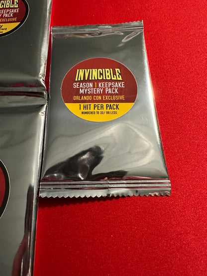 Invincible Season 1 Keepsake Orlando MegaCon 5 Mystery Pack Bundle (March 2026)