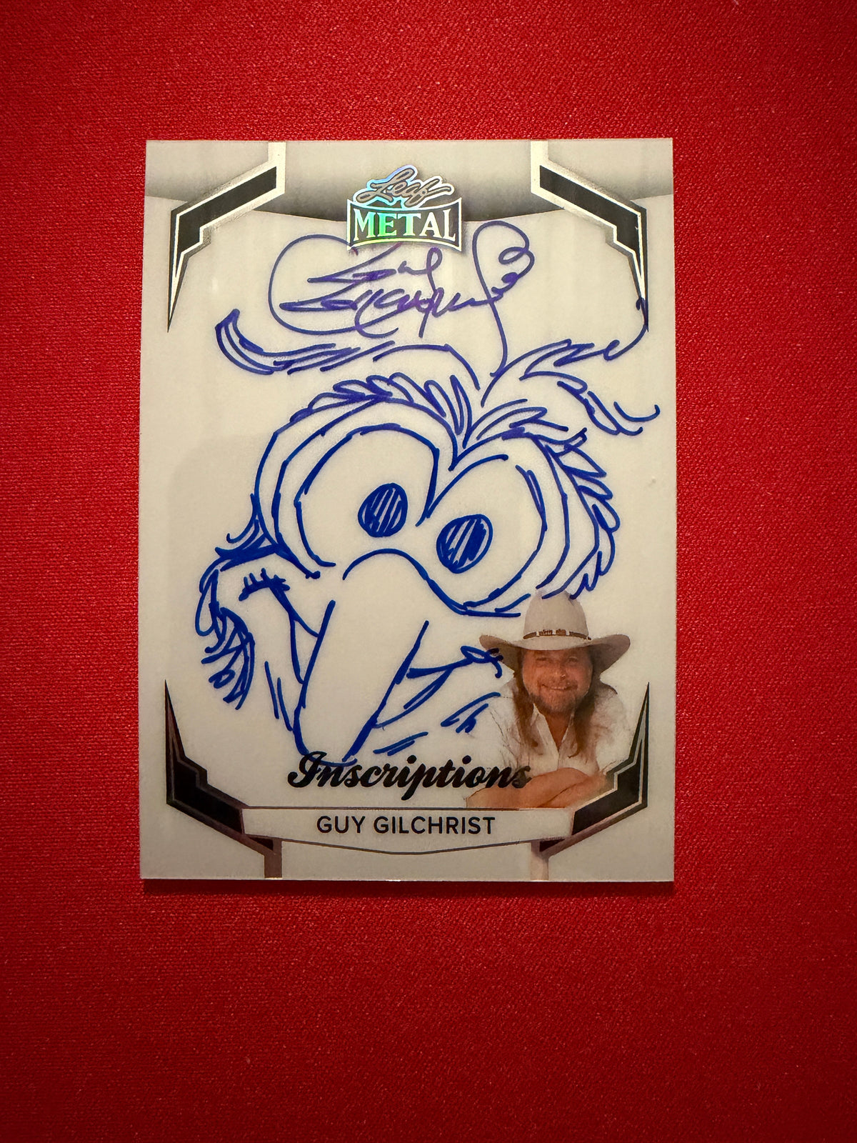 Guy Gilchrist 2026 Leaf Pop Century Inscriptions Sketch Auto Gonzo /199