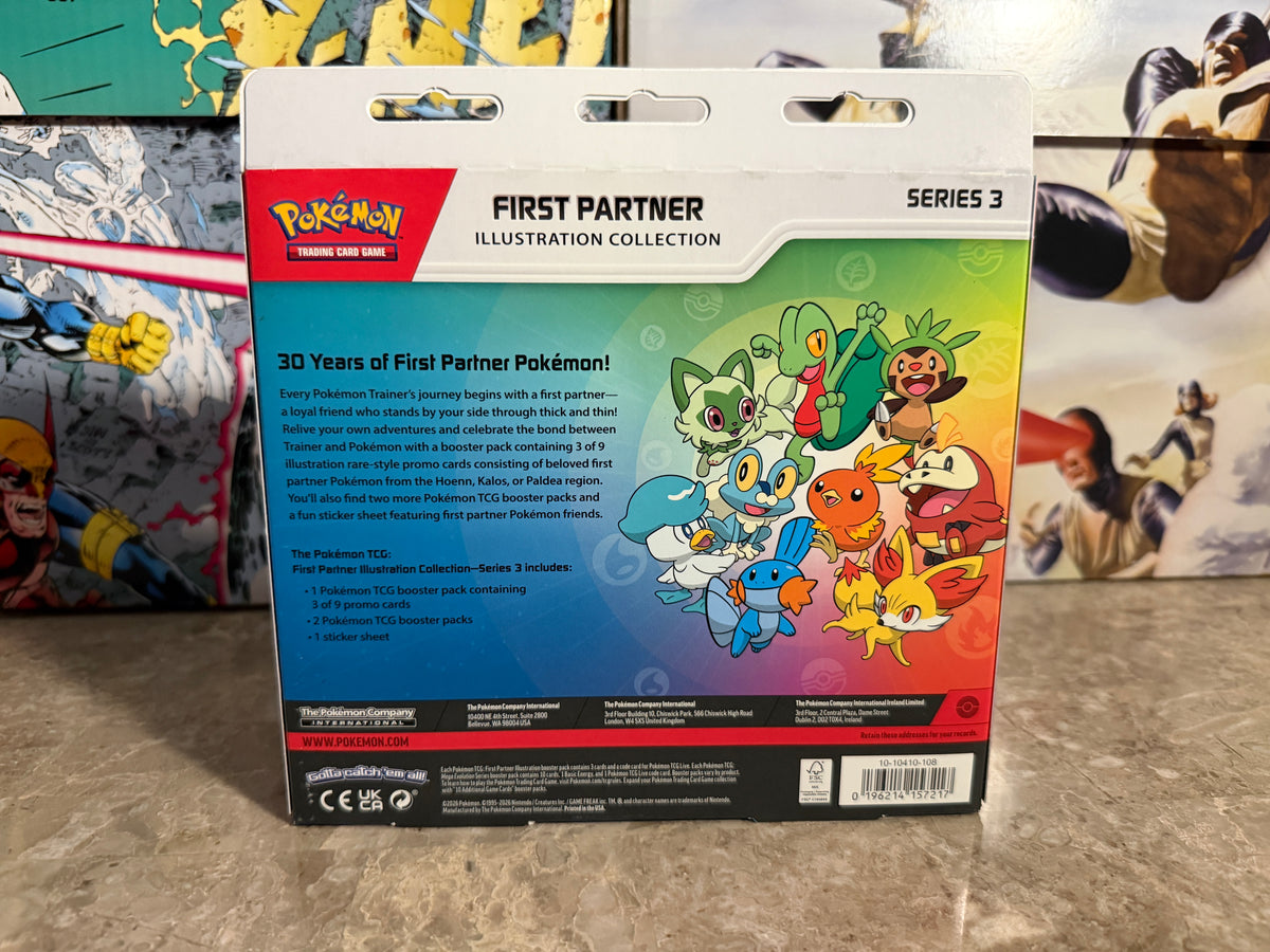 Pokémon TCG: First Partner Illustration Collection – Series 3 Box