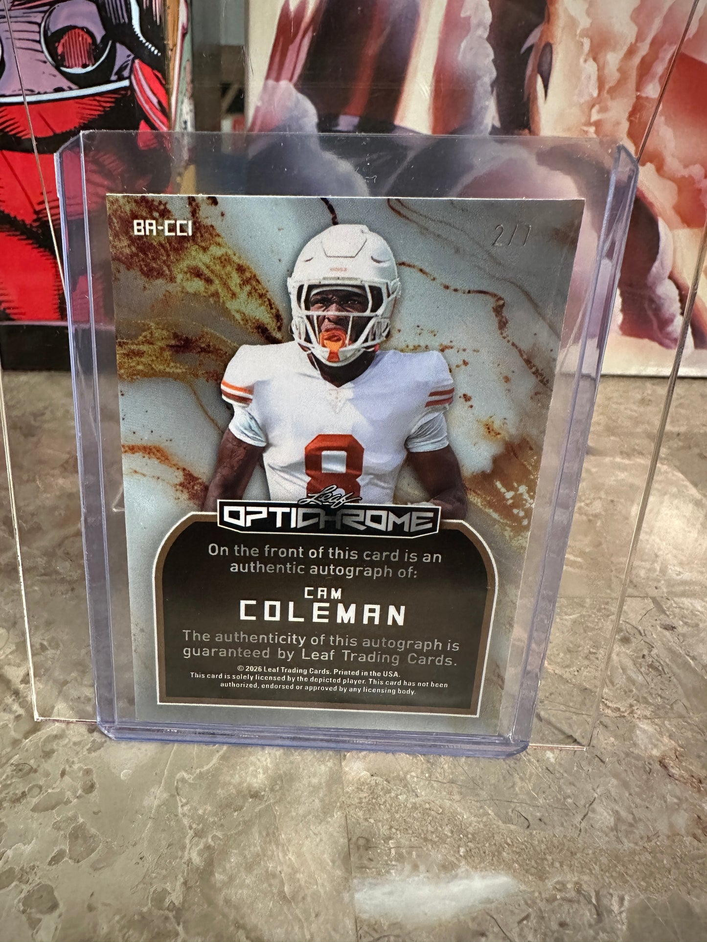 2026 Leaf Optichrome Cam Coleman HAVE A NICE DAY SILVER PRISMATIC AUTO /7 Auburn