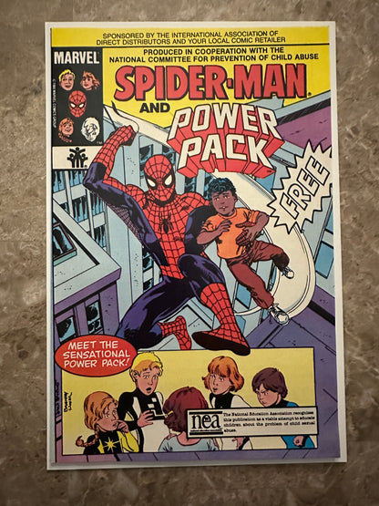 Spider-Man and Power Pack VF 8.0 1st Print (Marvel 1984) - Pressable NM?