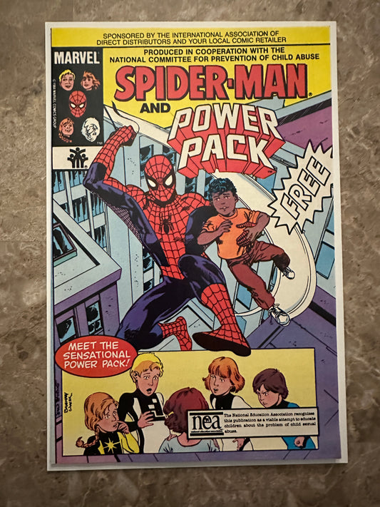 Spider-Man and Power Pack VF 8.0 1st Print (Marvel 1984) - Pressable NM?