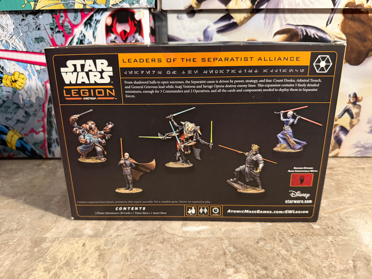 Star Wars: Legion – Leaders of the Separatist Alliance Commander & Operative Expansion